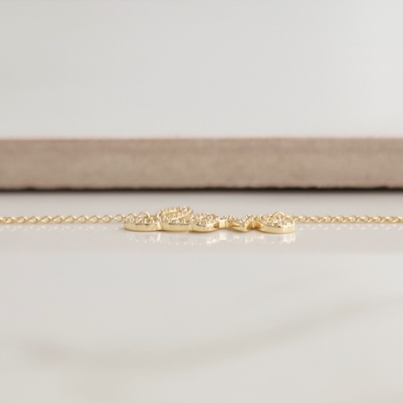 Love Crystal Necklace | 14k Gold Plated - Picture 7 of 8
